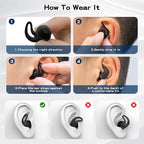 Waterproof Swimming Ear Plugs - 4 Pairs Reusable Silicone Showering Ear Plugs for Adults Kids, Ideal for Swimming, Surfing, Water Sports (Adults- Black, Green & Kids- Black, Blue, 1 Pair (Pack of 4))