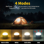 YINGWOND LED Camping Lantern Rechargeable 1000LM,4 Modes,Portable Tent Light Built-in 4000mAh Battery,Waterproof Emergency Light for Hurricane,Outdoors,Hiking,Outages