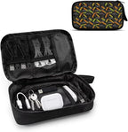 Skateboard Electronic Accessories Carry Case Large Electronics Organizer Travel Case Portable Cord Organizer Travel for Cable Charger Phone Earphone