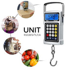 Hook Scale,Handheld Temp Display Clock - KG/G/LB Luggage Scale Hook,for Luggage Farm Market Fishing Travel Shopping Outdoor Hunting Men Women Fishermen