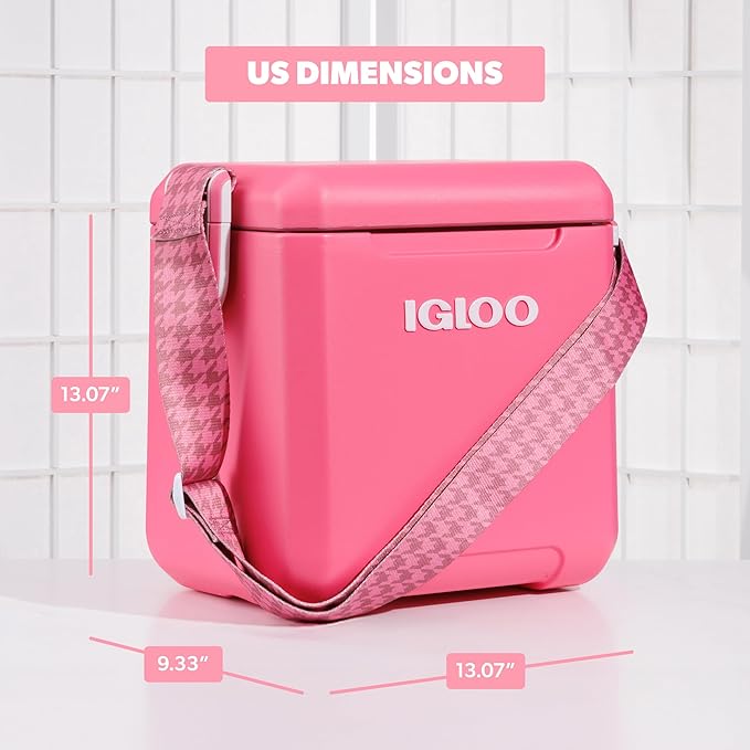Igloo Tag Along Too Coolers | Insulated Hard Shell Picnic Style Cooler | Rolling Ice Chest