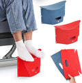 Portable Airplane Foot Rest, 2 Pcs Foldable Foot Rest for Air Travel and Under Desk, Versatile Footrest and Stool for Long Flight, Home and Office