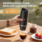 Portable Electric Espresso Coffee Maker for Ground Coffee & NS Capsule Fast Self-Heating Technology‌ with USB-C Perfect for RV, Hiking, Camping, Office & On-the-Go Lifestyles, Christmas Gift for Men