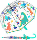 Kids Clear Umbrella for Rain Dome Bubble Umbrellas Windproof for Kids Boys and Girls