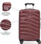 Travelpro Maxlite Air V2 Hardside Expandable Carry on Luggage, 8 Spinner Wheels, Lightweight Hard Shell Suitcase, TSA lock, Cabernet, Carry On 20-Inch