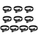 Smays Short USB Extension Cable 10-Pack Bulk, Male to Female, 1.6 ft USB-A 2.0 Extender Cord