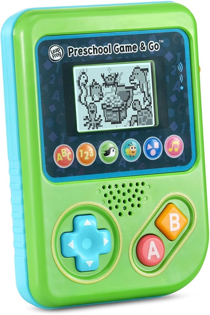 LeapFrog Preschool Game and Go Handheld Video Game Toy, Green