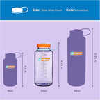 Nalgene 32 oz Wide Mouth Water Bottle | BPA-Free, Durable & Leak Proof, Lightweight Bottle for Hiking & Gym, Work & Travel