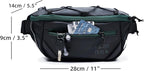 Travel Fanny Pack 3L, Crossbody Adjustable Strap, Padded Back, Water Repellent