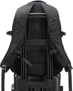Amazon Basics Travel Laptop Backpack with Multiple Pockets and Compartments for 15.6 inch Laptop, Water Resistant, Spacious with Padded Shoulder Straps, Black | for 15.6 inch Laptop