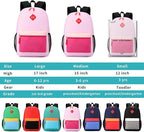 Backpack Set for Girls Boy Kids Backpack with Lunch Box for Elementary Primary Kindergarten School Bag (Taropurple Pink, Large)
