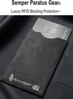 RFID Blocking Sleeves Credit Card Protectors | 100% MADE IN USA - for business professionals, global travelers, and modern minimalists, (GRAY-5PACK)