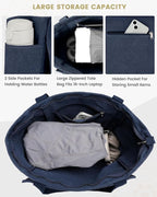 Gonex Yoga Mat Bag, Yoga Gym Bag Tote Bag with Multi Pockets For Women Men, Canvas Yoga Mat Carrier Take in Out Mat Easily For Pilates Travel Workout Office