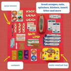 KeepGoing Daniel Tiger’s Small Travel First Aid Kit Kids – 60 Pc. Mini First Aid Kit for Purse, Diaper Bag, & Backpack with Latex-Free Bandages – 4 Oz., & 4.5 x 3.5 x 2 in, TSA-Approved