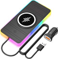 Magnetic Wireless Charger for iPhone 17/16/15/14/13/12 Series, Fast Wireless Charging Pad with Extension Cable, Portable Mag Safe Compatible Charger for Car, Desk & Travel, USB Magnetic Phone Charger