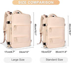 coofay Large Carry On Backpack Flight Approved Personal Item Travel Backpack For Women Airline Approved Waterproof Sports Luggage Backpack Casual Daypack Small Hiking Backpack