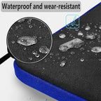 Hseok Laptop Shoulder Bag 15-15.6 inch Shockproof Water-Resistant HandBag with Small Case Compatible with MacBook Pro Neo 16" M5 M4 M3 M2 M1, Mac Pro Air 15", XPS 15/16, Most 15" 15.6" 16",BK-blue