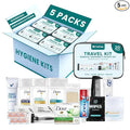 20 Piece Hygiene Kit Bulk, Travel Size Toiletries Set, Care Package Supplies, Mini Deodorant Shampoo Body Wash Toothbrush Toothpaste Razor Kit, TSA Approved, Clear Bag