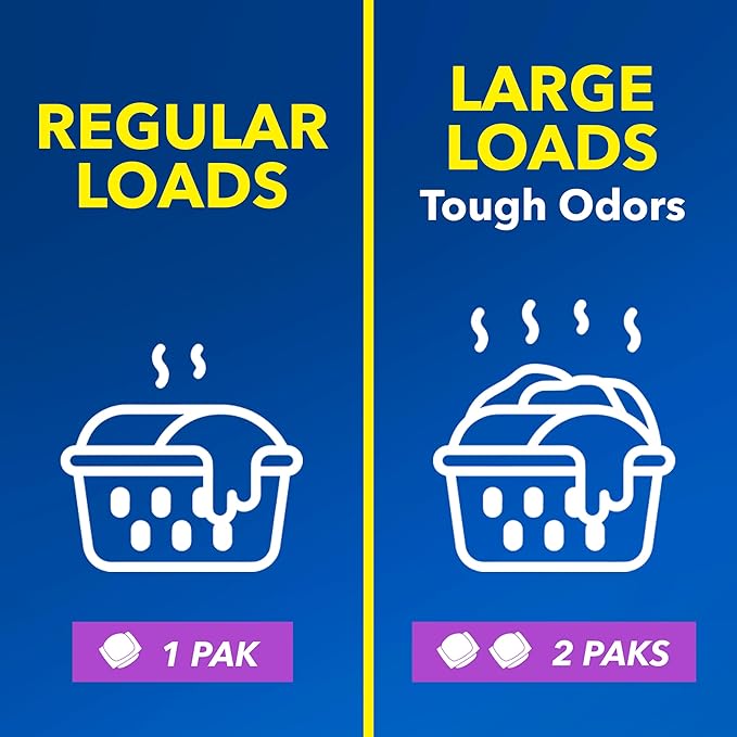 OxiClean Odor Blasters Odor and Stain Remover Laundry Power Paks, 24 Ct