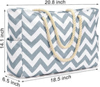 Becokan Beach Bags for Women Large Waterproof Beach Tote Bag Zipper Beach Bags Waterproof Sandproof Swim Pool Bag Large Tote