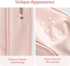 PACKISM Clear Makeup Bag - TSA Approved Toiletry Bag for Carry-on & Checked Luggage, Water Resistant Car Storage Organizer with Reinforced Seams