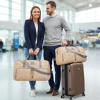 Lucky Travel Duffel Bags 65L, Gym Bag, Travel Bag & Large Duffle Bag for Men, Foldable Overnight Weekender Bags for Women & Men with Adjustable Shoulder Strap,