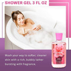 Bath and Body Care Travel Set - Home Spa Set with Body Lotion, Shower Gel and Fragrance Mist, Personal Body Care Travel Set for Birthday Christmas New Year Gifts(Japanese Cherry Blossom)