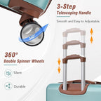 Luggage Sets 4Pc Hardshell Suitcase Sets for Travel with TSA Lock