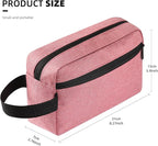 Icramsy Travel Toiletry bag Toiletry bag for women men Hanging Cosmetic bag Travel accessories for Women Men (Dusky pink)