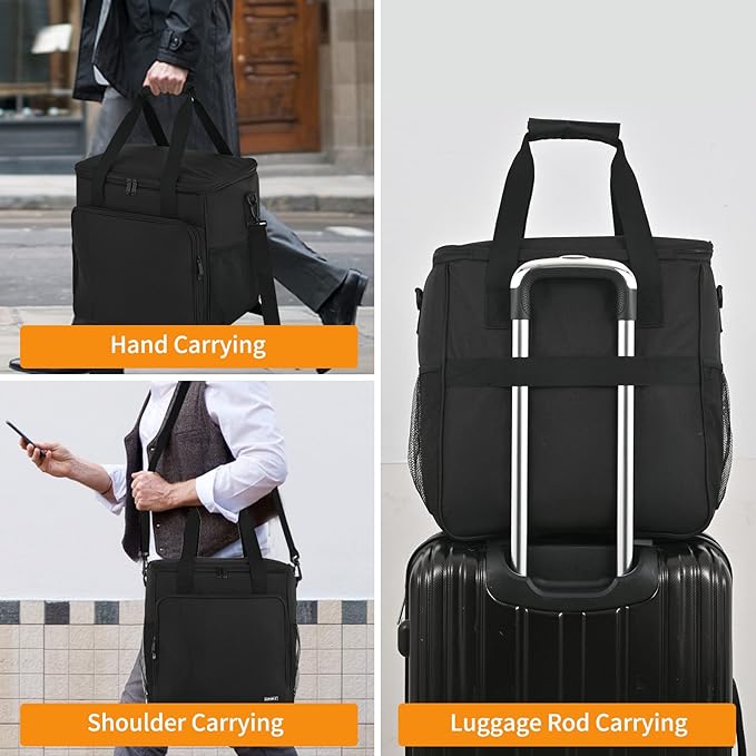 Travel Coffee Maker Carrying Bag Compatible with Keurig K-Classic/K-Elite/K-Supreme/K-Compact,Single Serve Coffee Maker Portable Storage Bag with Shoulder Strap(Patented Design)