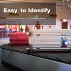 4 Pack Luggage Tag for Suitcases TSA Approved, Leather Suitcase Tags Identifiers, Cute Bag Name Travel Tags ID Labels for Women Men Cruise Airport Luggage Travel Essentials by Sodsay