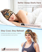 MUSICOZY Sleep Headphones Wireless Bluetooth 5.4 Sports Headband with HD Stereo Speakers, Sweatproof Earbuds for Running, Workout, Yoga, and Meditation