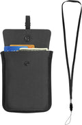 RFID-Blocking Travel Bra Wallet, Hidden Money Pouch with Adjustable Elastic Strap, Ideal Secret Pocket Protect Your Credit Cards Cash Valuables
