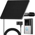 6W Solar Charger Compatible with Ring Video Doorbell (2020 Release), Micro USB Port Only, Not Compatible with the 2025 Type-C Interface doorbell