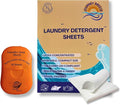 Travel Laundry Detergent Sheets Bundle – 50 Count Hand Wash + 20 Count Machine Wash Laundry Detergent Sheets for Sink Washing in Hotels, Cruises, Camping & Backpacking