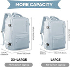 WONHOX Large Travel Backpack Carry on Flight Approved Laptop Work Business Backpack for Women Men Mochila de Viaje