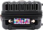 Suitcase Tags Identifiers-Luggage Handle Wrap Travel Luggage identifiers For Suitcases Unique Travel essentials for Airplane/Flying/Luggage (Colorful Check)