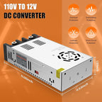 12V Power Supply,110V to 12V DC Converter, IMAYCC AC to DC Converter 600W 50A, Power Supply for Diesel Heater
