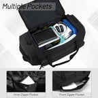 MIER Large Gym Bag for Men Sports Duffle Bag with Shoe Compartment 60L Lightweight Duffel Bags for Workout Fitness Travel