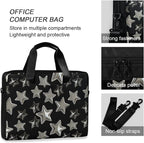 MNSRUU Laptop Bag for 15.6 inch Black Gothic Bats