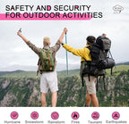 MaxTalker Walkie Talkies Long Range for Adult, MT10 Rechargeable Walkie Talkies FRS Two Way Radio, NOAA, 1200mAh Li-ion Battery USB-C Cable, LED Flashlight,VOX Walkie Talkie for Camping 2Pack (Pink)
