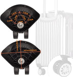 Dilwe Replacement Luggage Wheels, 2 Pcs Suitcase Wheels Swivel Luggage Mute Wheel with Screw for Repair Replacement