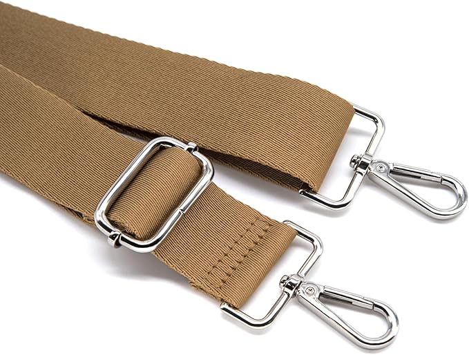 S&loyoe Thickened Solid Color Purse Straps Replacement Crossbody Bag Strap Adjustable Wide Guitar Straps for Handbags 1.5inch