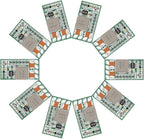 DROK Buck Converter 12V to 5V 10pcs, Mini DC Adjustable Voltage Regulator 4.5-24V to 5V, Step Down Converter 3A