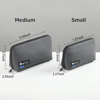 RIGHT AWAY Travel Tech Pouch，Waterproof Cord Case，Electronics Organizer Travel Case，Cable Organizer Storage Bag For Phone, Charger, Accessories(Dark Gray)