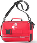 Advanced First Aid Kit, Comprehensive Trauma First Aid Kits with Labelled Compartments for Cars, Home, Office, Backpacking, Camping, Traveling, and Cycling -Upgrade 324 Piece