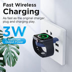 2025 Upgrade for Apple Watch Charger,Magnetic Portable iWatch Charger USB C&USB A Fast Wireless Charging Travel Battery Charger for iWatch Ultra2/Ultra/SE2/SE Series 10/9/8/7/6/5/4/3/2/1