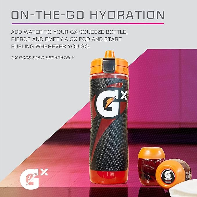 Gatorade Gx Exclusive Water Bottle Bundle,(Pack of 6)