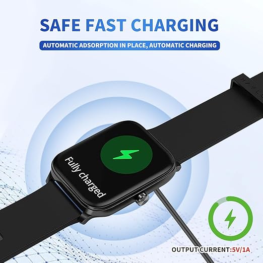 2 Pack Smart Watch Charger Cable 2 Pin Cord,Replacement Charger for Smart Watch,Fitness Trackers, Smart Glasses & Wearable Devices Charger Contact pin spacing Compatible 4mm