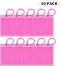 50 Pack Luggage Tags for Suitcases, Airplane Travel Essentials for Flying, International Travel Must Haves, and Luggage Accessories by Sodsay
